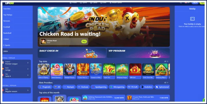 Meja langsung DK88 dengan peniaga sebenar daripada studio Evolution